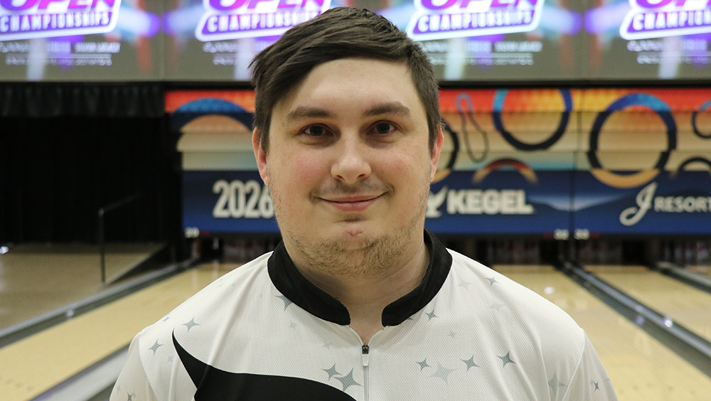 Zachary Bogholtz at the 2026 USBC Open Championships